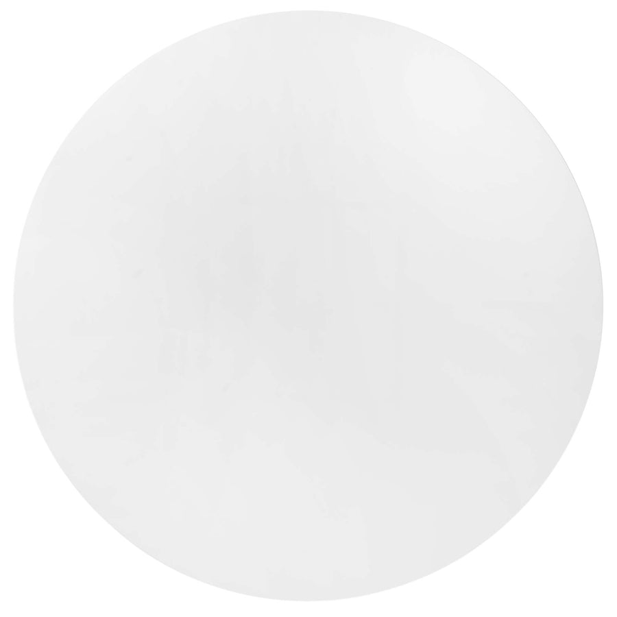 Lumen 60" Round Wood Dining Table in White