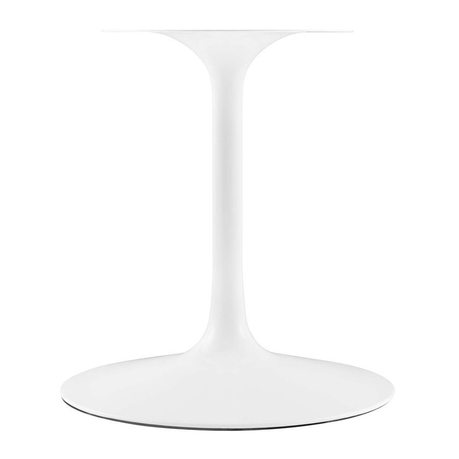 Lumen 60" Oval Wood Dining Table in White