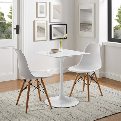Lippa 24" Square Wood Dining Table by Furniture For America