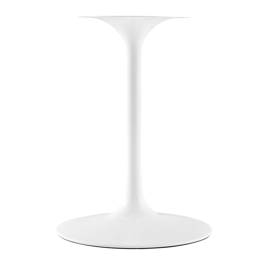 Lumen 28" Square Wood Dining Table in White