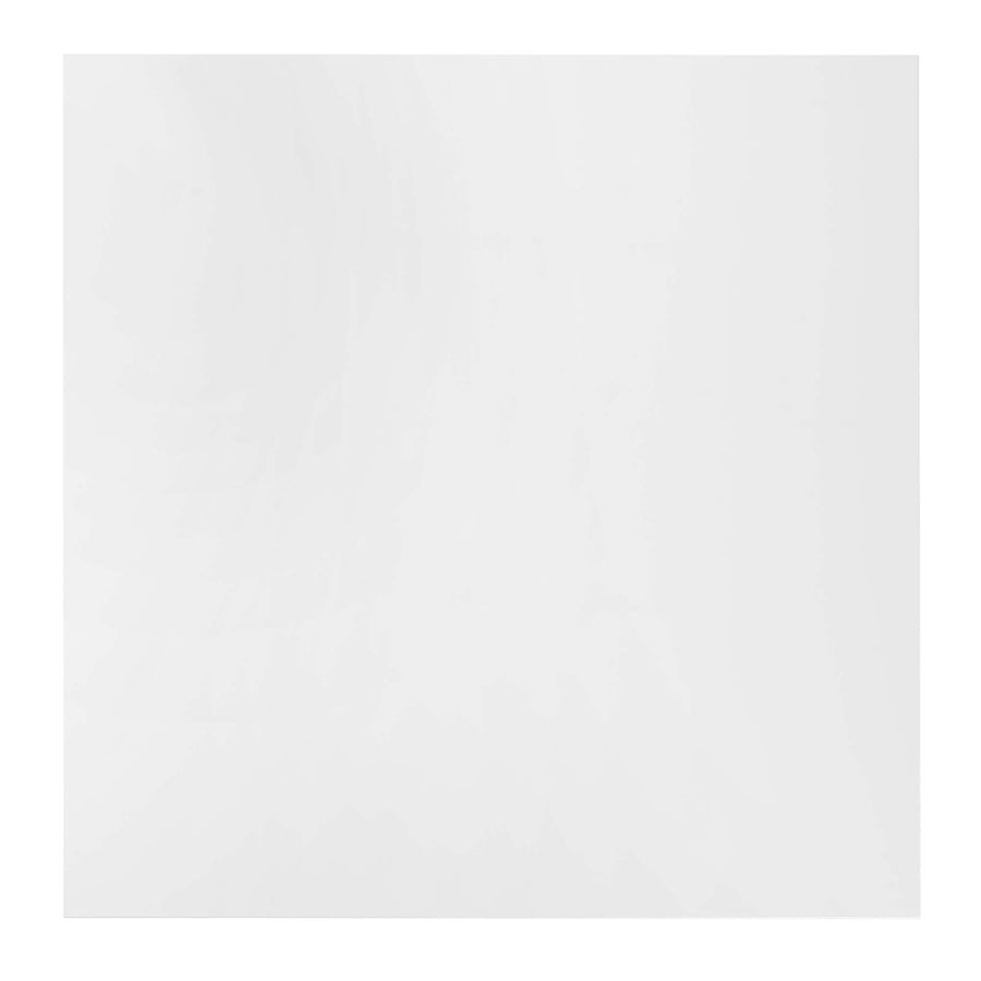 Lumen 48" Square Wood Dining Table in White