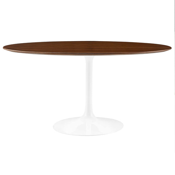 Lippa 60" Oval Wood Dining Table by Furniture For America