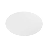Lumen 42" Oval Wood Coffee Table in White