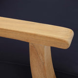 Cove Outdoor Patio Teak Armchair in Natural Navy