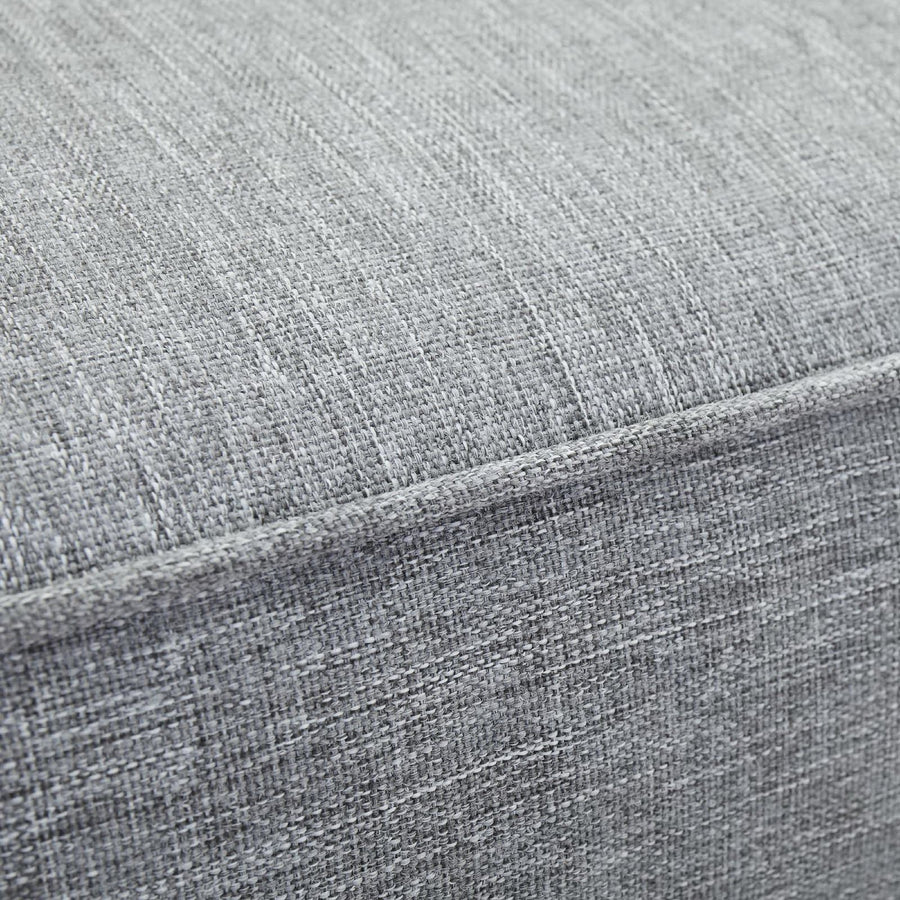 Cove Outdoor Patio Teak Loveseat in Natural Gray