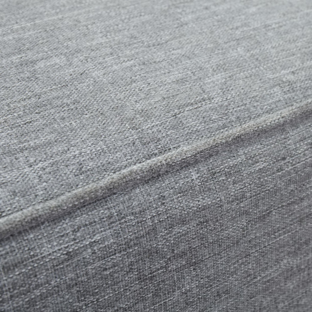 Marina Outdoor Patio Teak Corner Sofa in Natural Gray