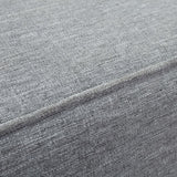 Cove Outdoor Patio Teak Corner Sofa in Natural Gray