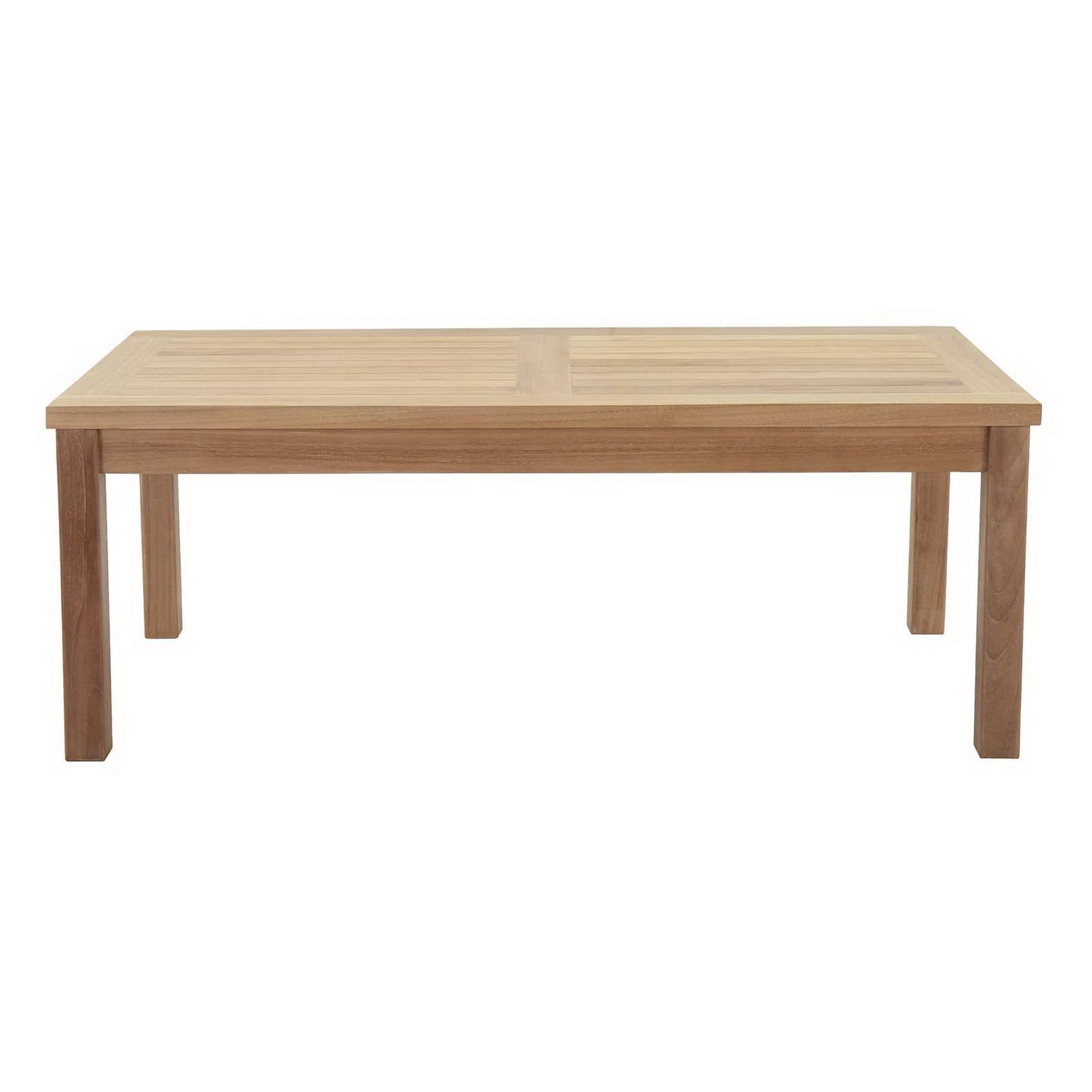 Marina Outdoor Patio Teak Rectangle Coffee Table by Furniture For America