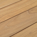 Cove Outdoor Patio Teak Rectangle Coffee Table in Natural