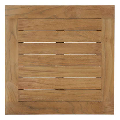 Marina Outdoor Patio Teak Side Table by Furniture For America