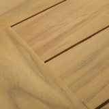 Cove Outdoor Patio Teak Side Table in Natural