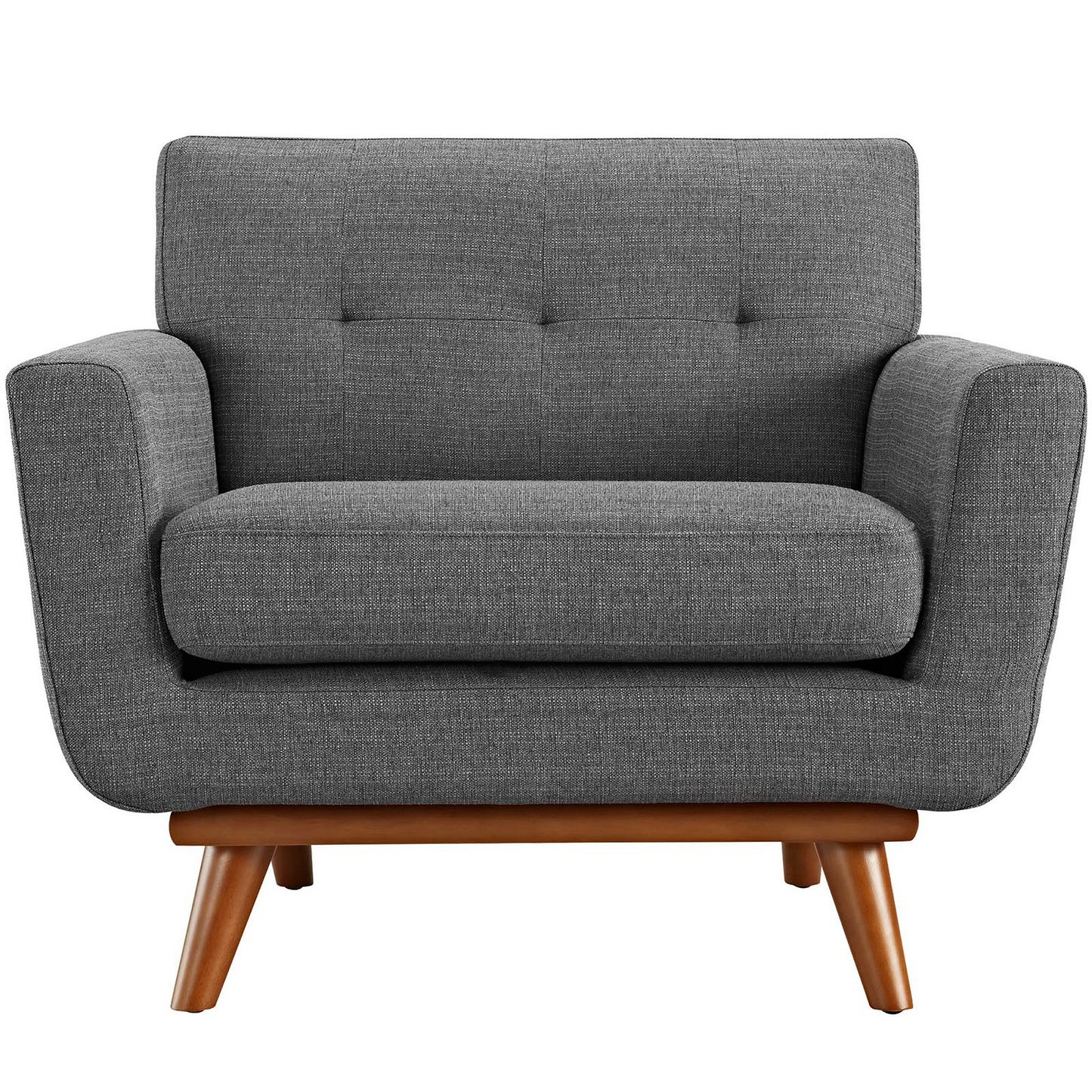 Engage Upholstered Fabric Armchair by Furniture For America