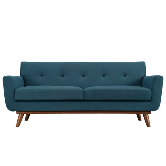 Engage Upholstered Fabric Loveseat by Furniture for America