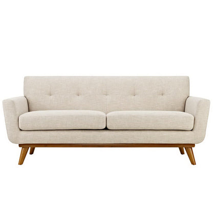 Engage Upholstered Fabric Loveseat by Furniture for America