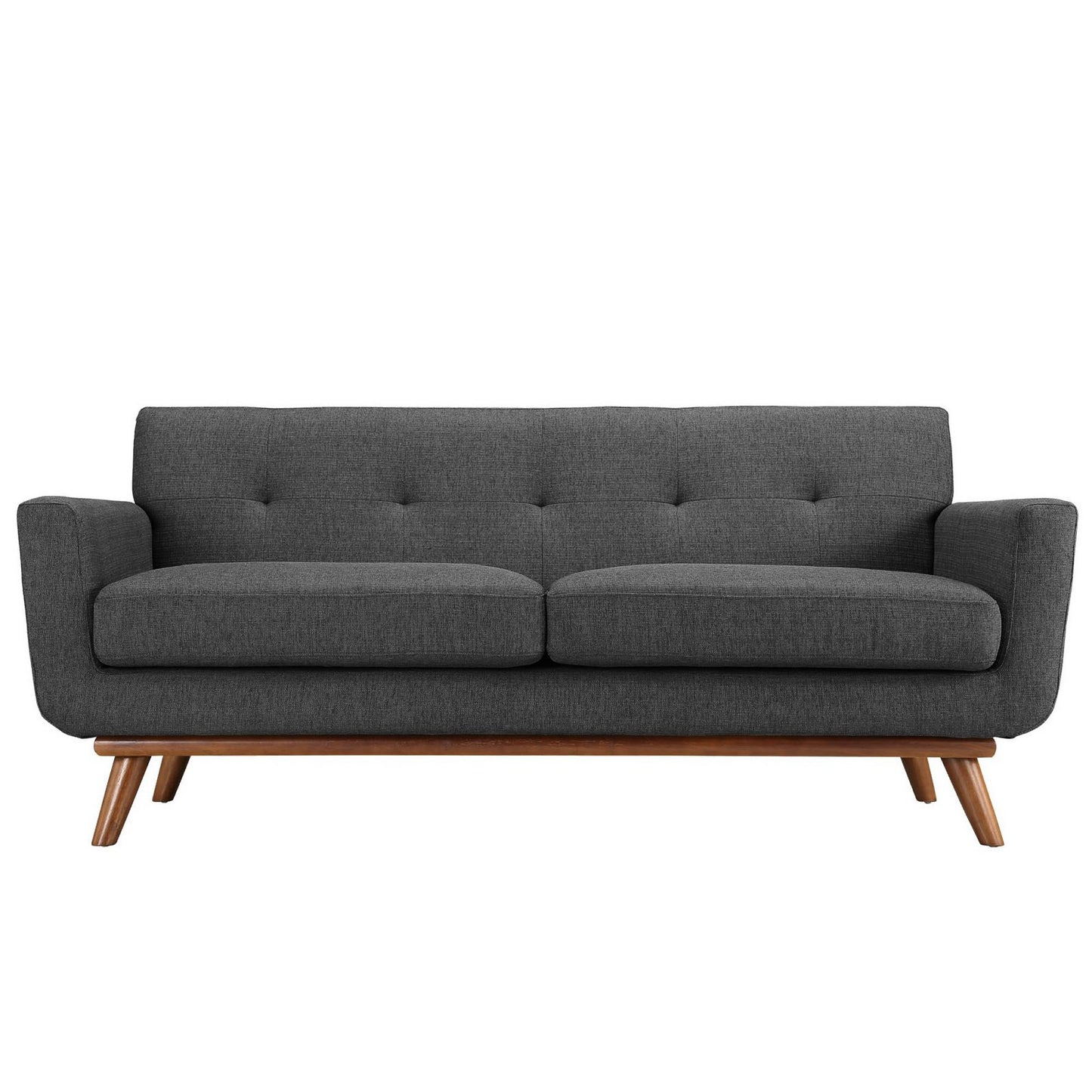 Engage Upholstered Fabric Loveseat by Furniture for America