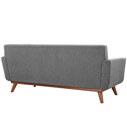 Engage Upholstered Fabric Loveseat by Furniture for America