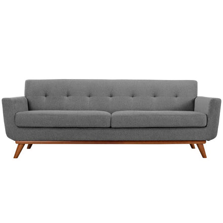 Engage Upholstered Fabric Sofa in Expectation Gray