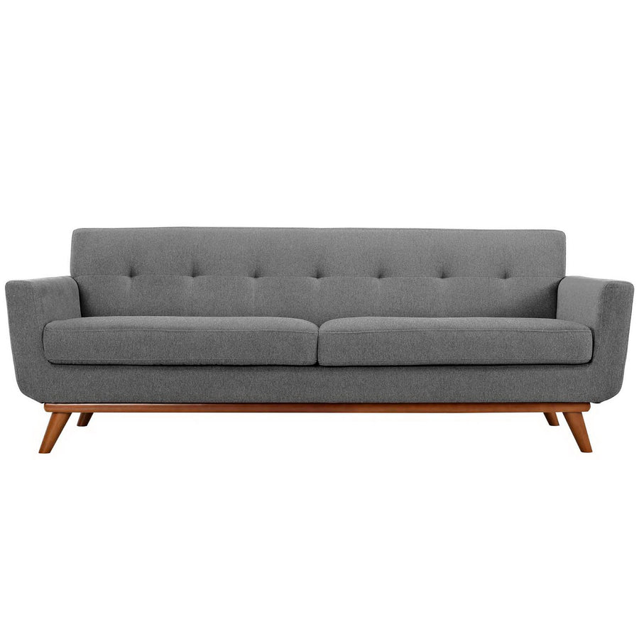 Flint Upholstered Fabric Sofa in Expectation Gray