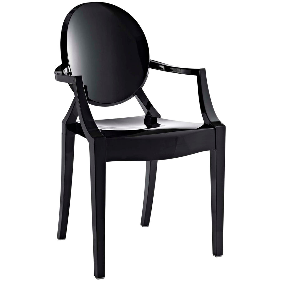 Thistle Dining Armchair in Black