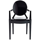 Thistle Dining Armchair in Black
