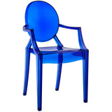 Thistle Dining Armchair in Blue