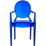 Thistle Dining Armchair in Blue