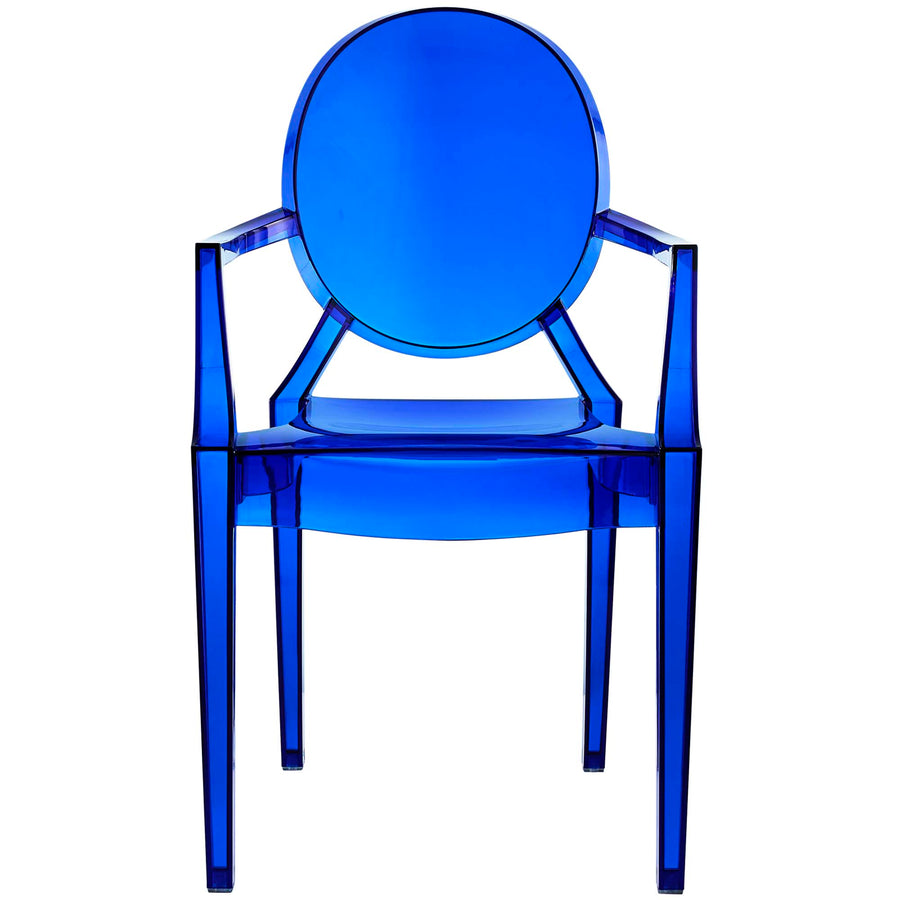 Thistle Dining Armchair in Blue