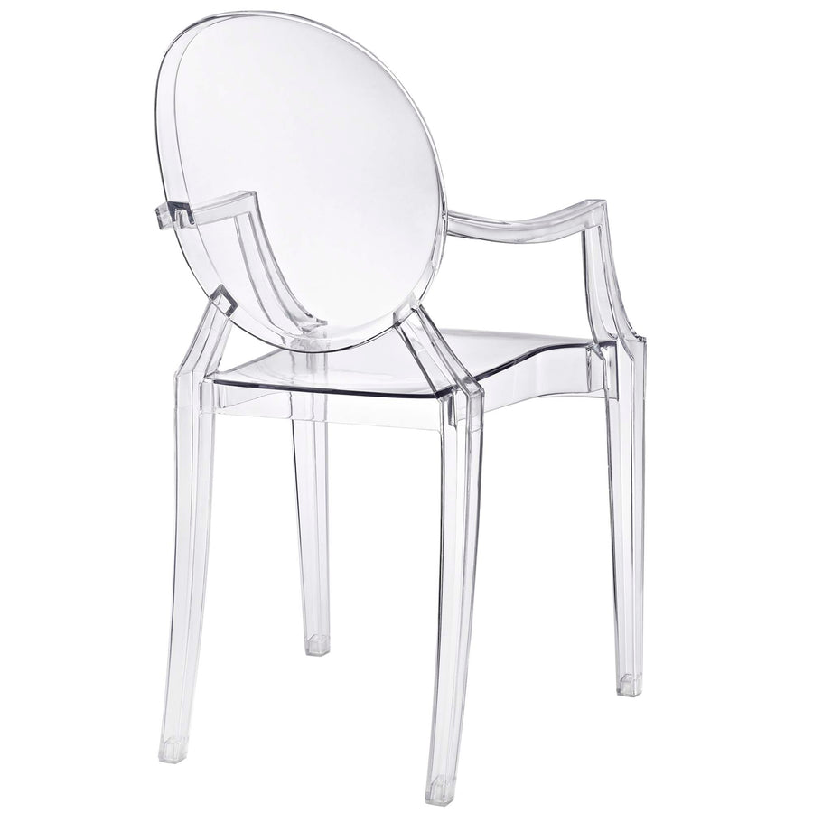 Thistle Dining Armchair in Clear