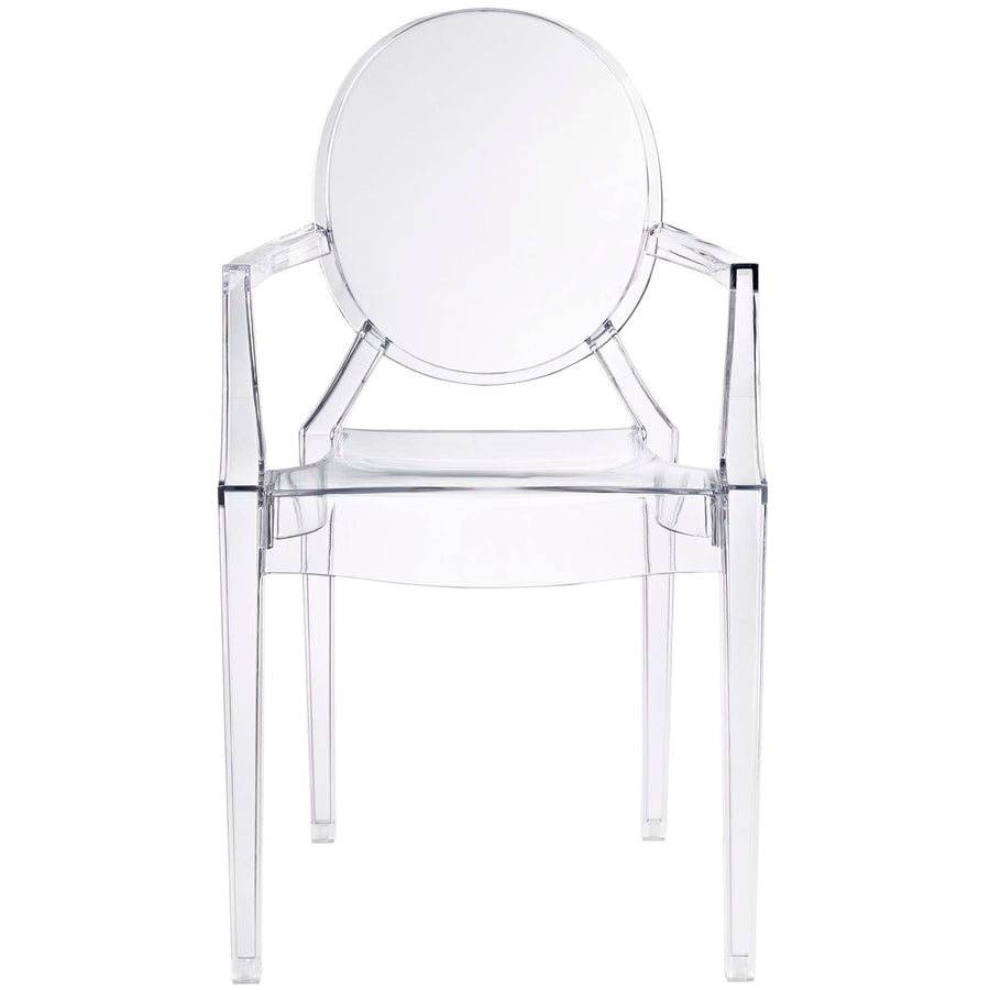 Thistle Dining Armchair in Clear