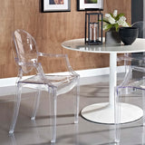 Thistle Dining Armchair in Clear
