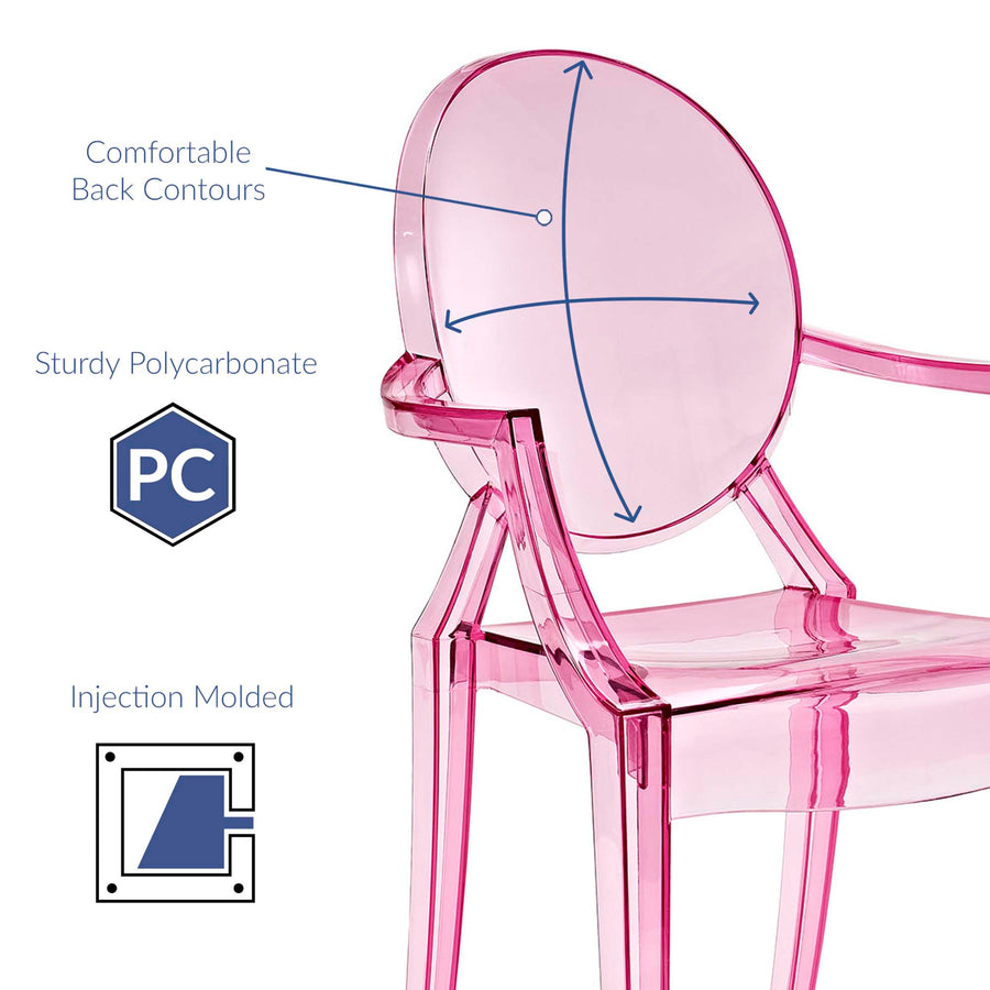 Thistle Dining Armchair in Pink