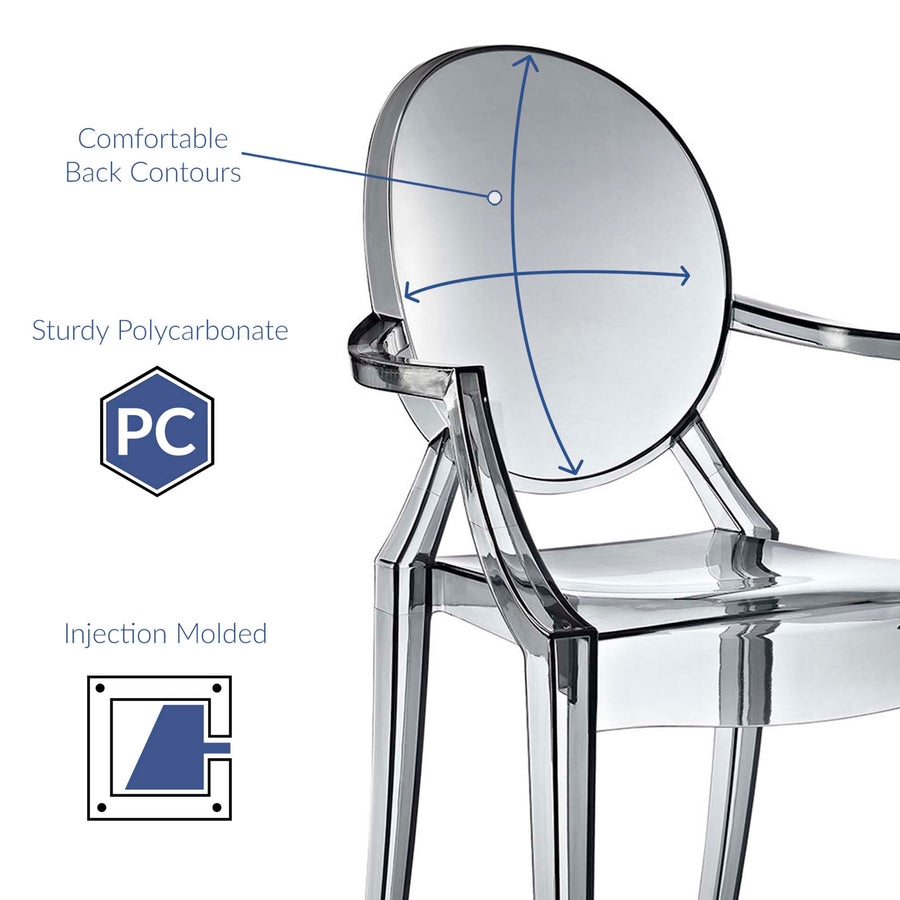 Thistle Dining Armchair in Smoke