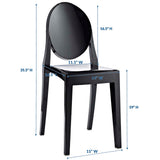 Thistle Dining Side Chair in Black