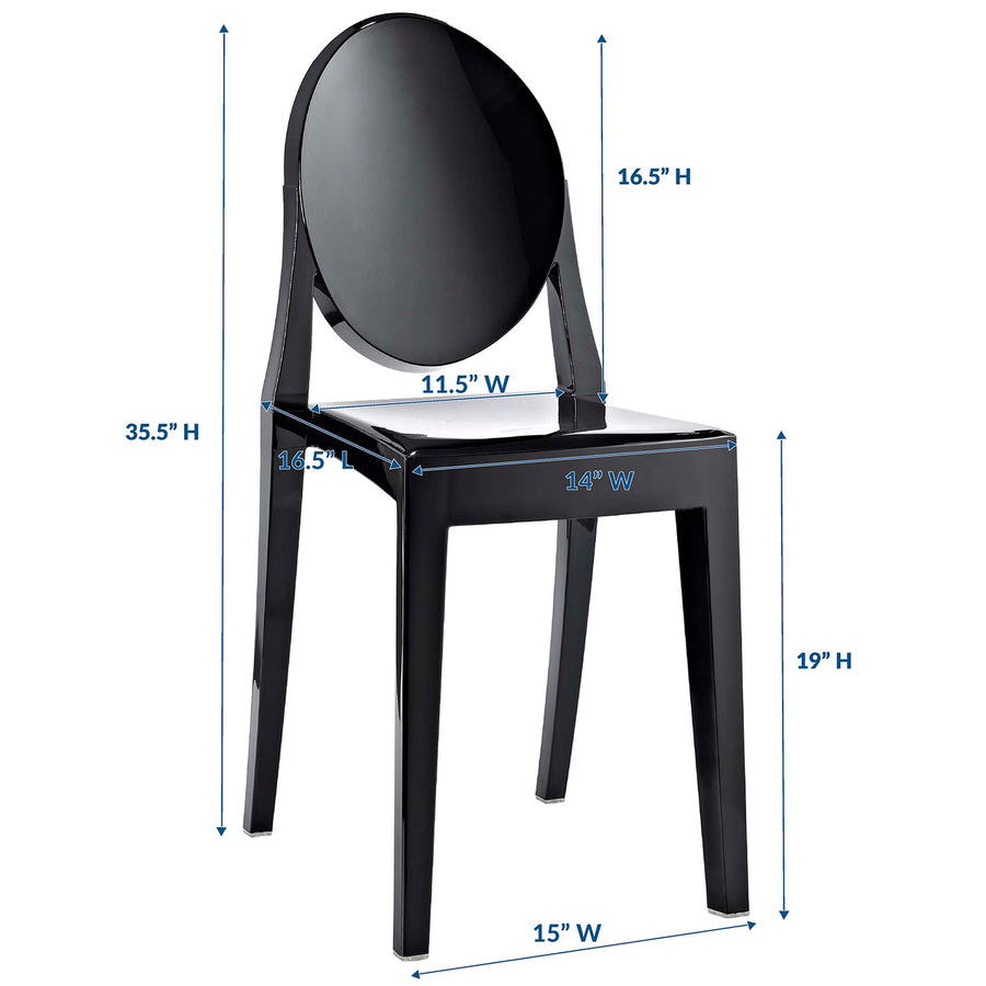 Thistle Dining Side Chair in Black