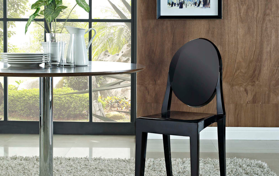 Thistle Dining Side Chair in Black