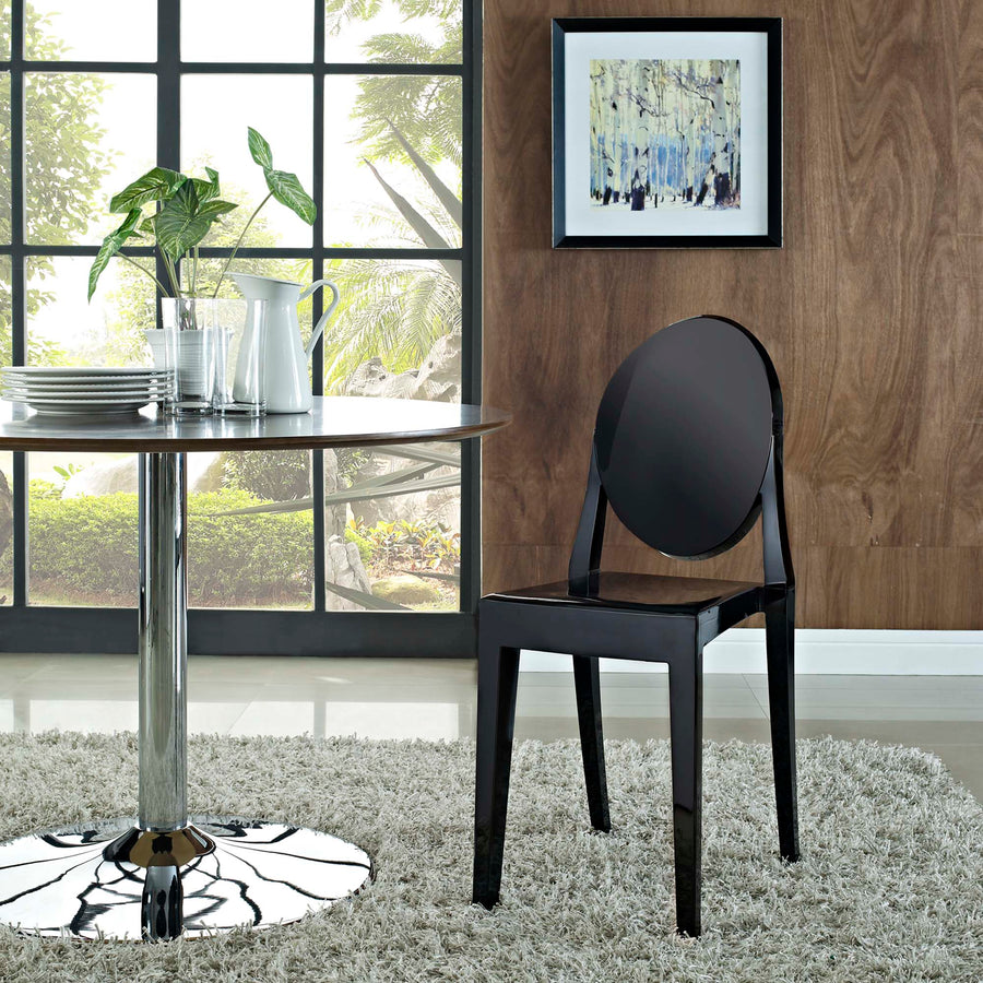 Thistle Dining Side Chair in Black