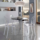 Thistle Dining Side Chair in Clear