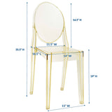 Thistle Dining Side Chair in Yellow