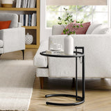 Margot Metal Side Table in Black