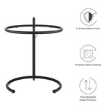 Margot Metal Side Table in Black