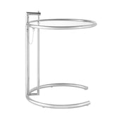 Margot Metal Side Table in Silver