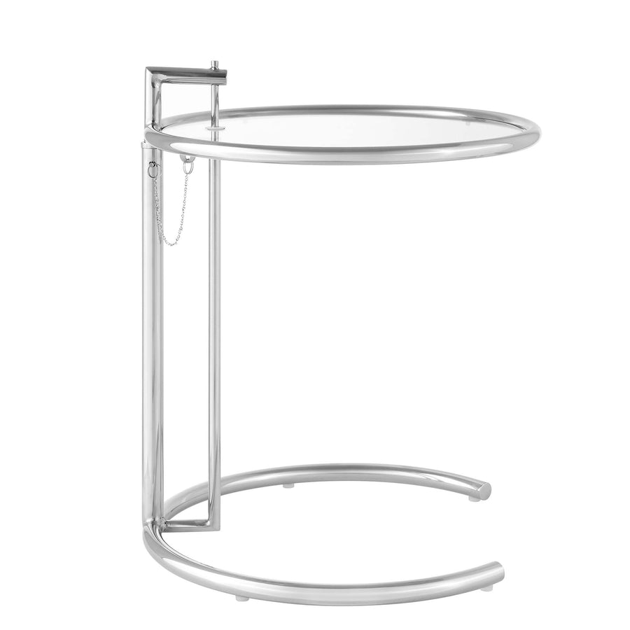 Margot Metal Side Table in Silver
