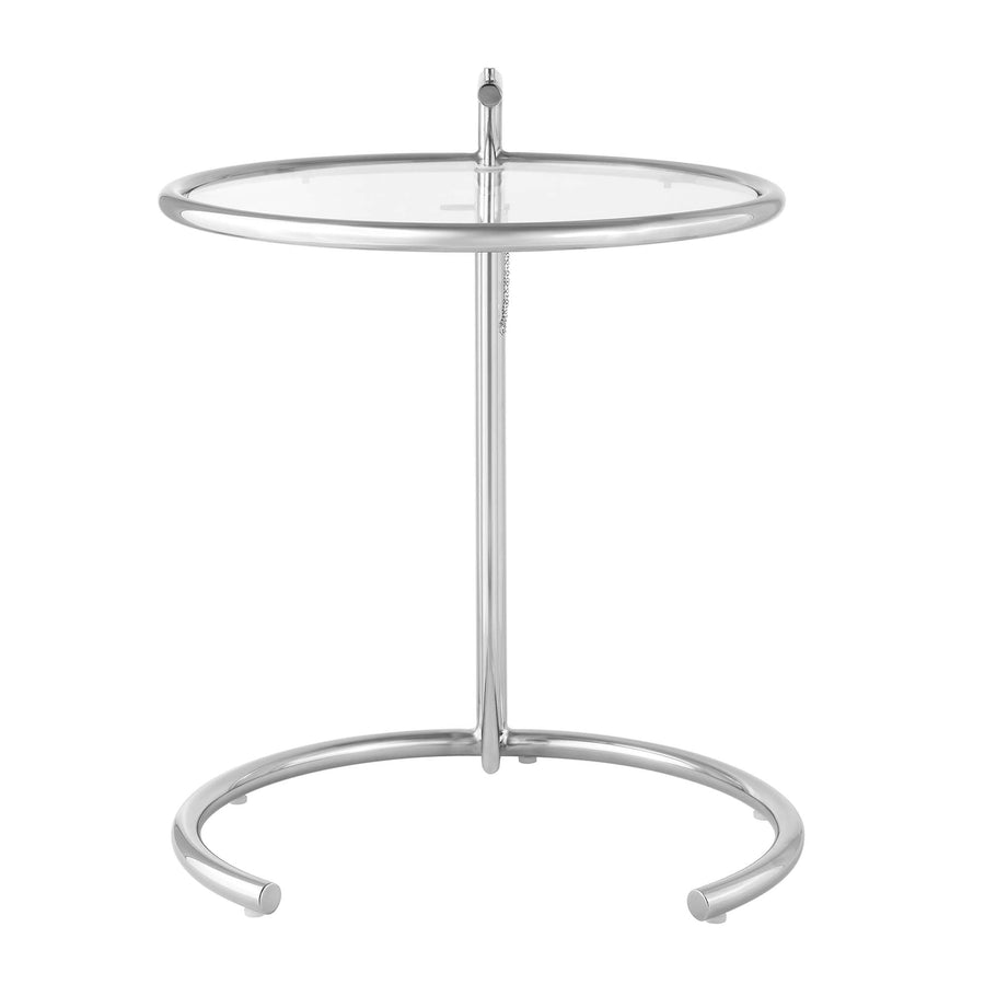 Margot Metal Side Table in Silver