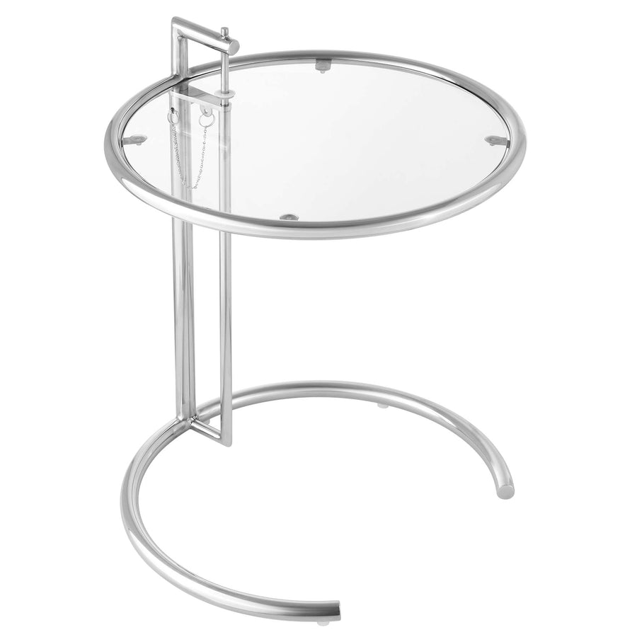 Margot Metal Side Table in Silver