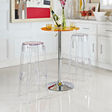 Thistle Bar Stool Set of 2 in Clear