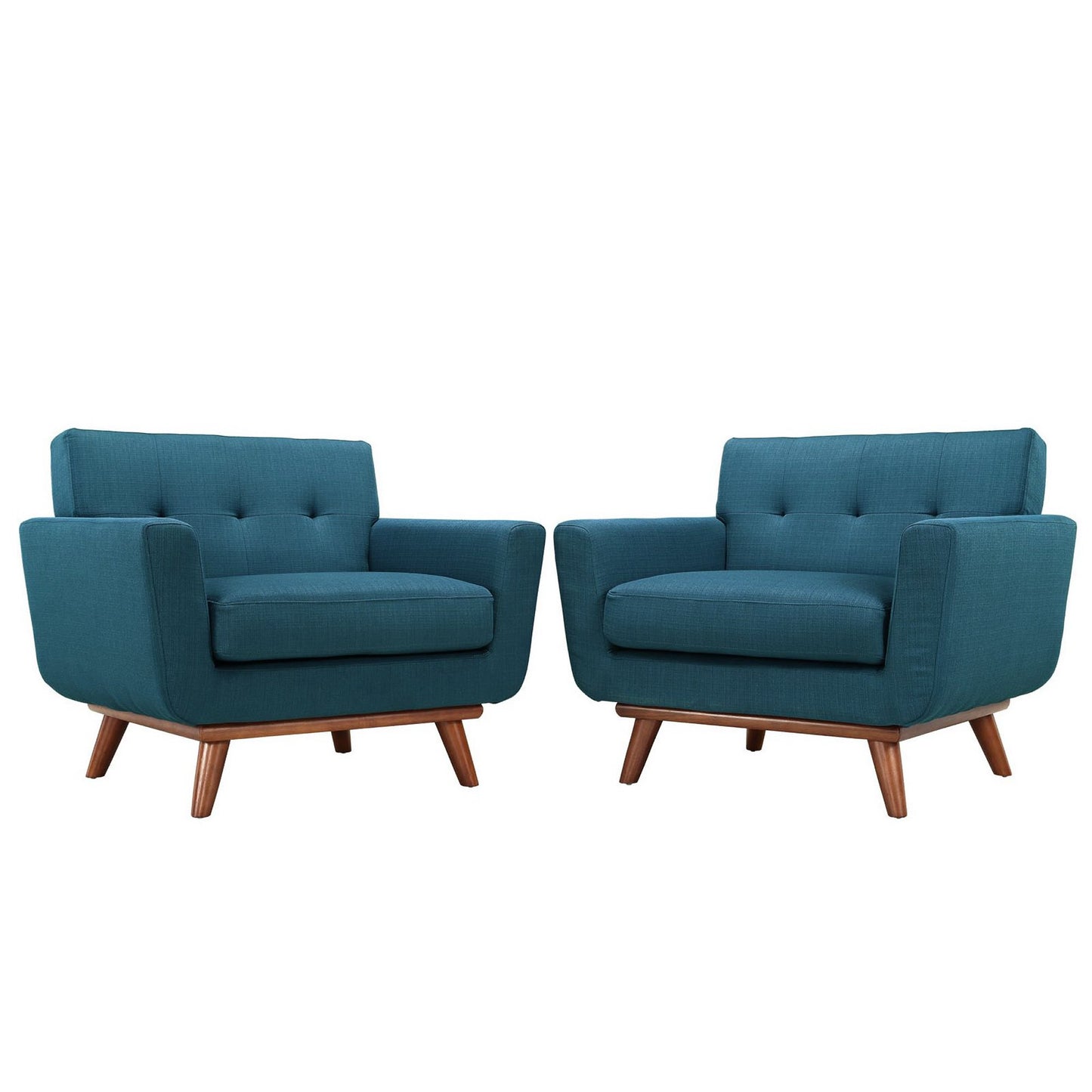 Engage Wood Armchair Set of 2 by Furniture For America