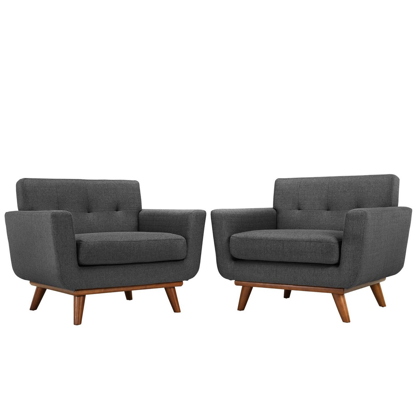 Engage Wood Armchair Set of 2 by Furniture For America