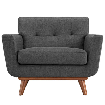 Engage Wood Armchair Set of 2 by Furniture For America
