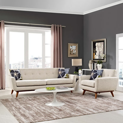 Engage Armchair and Sofa Set of 2 by Furniture For America