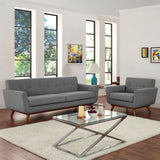 Flint Armchair and Sofa Set of 2 in Expectation Gray